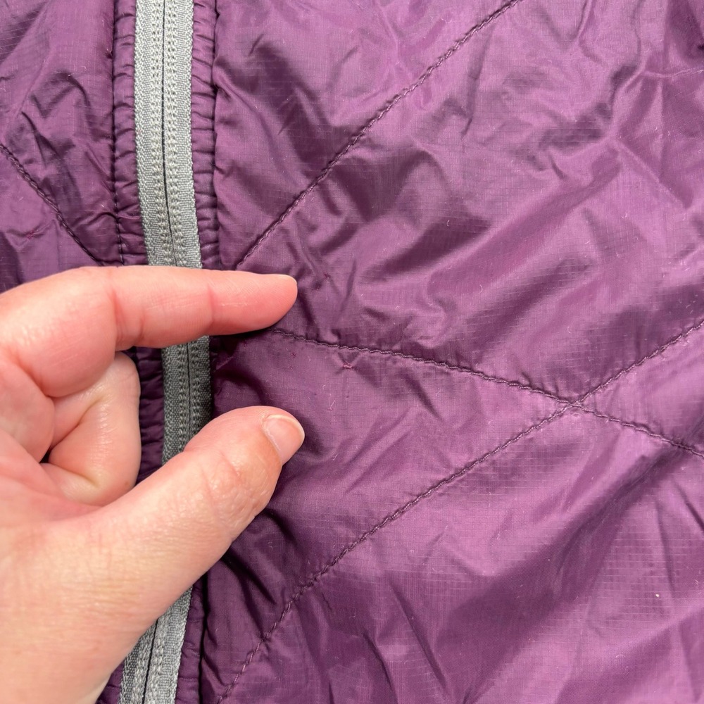 LL Bean Women's S Purple Primaloft Quilted Vest Full Zip Winter 288310 - Picture 2 of 6